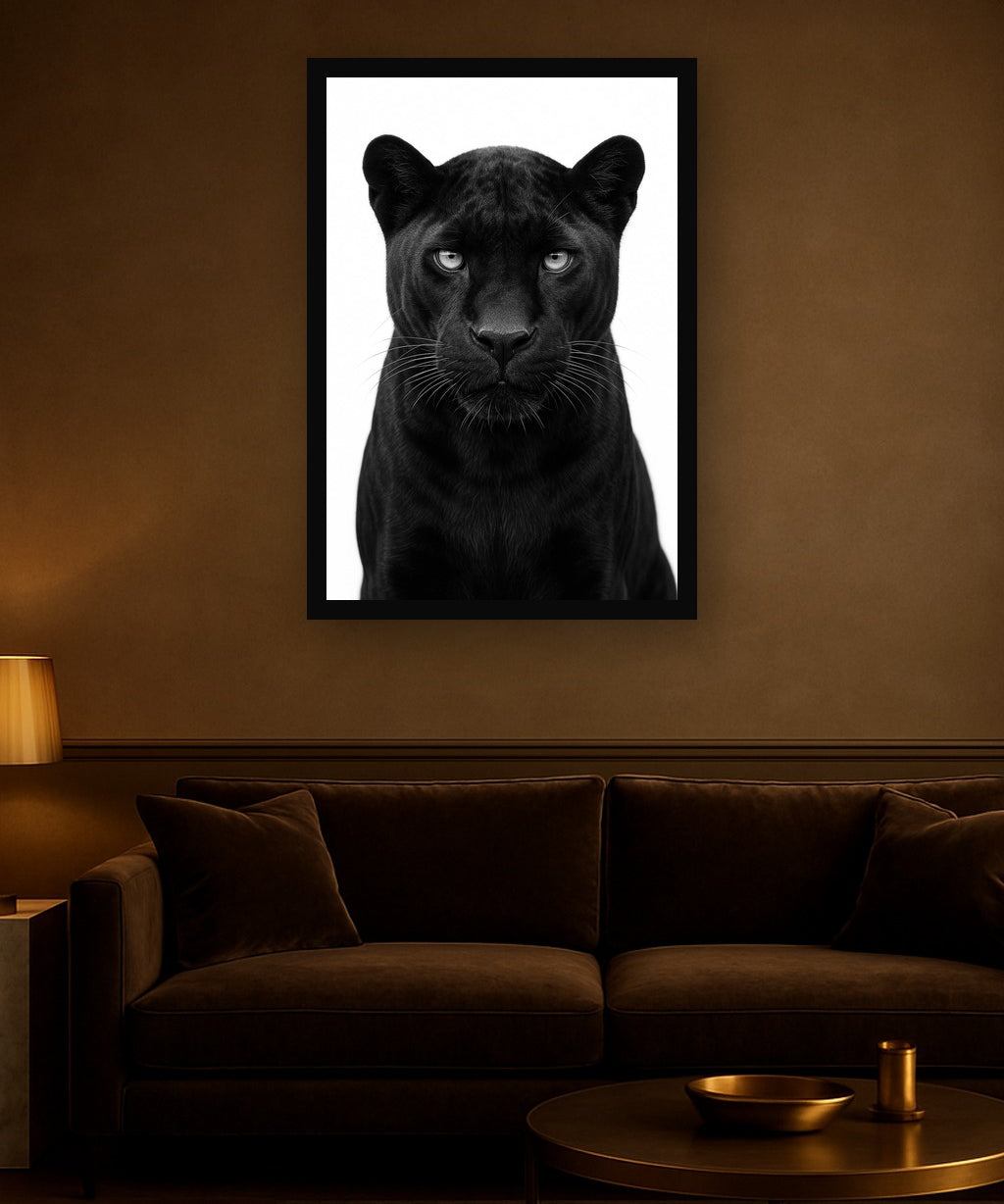 Midnight Coat interieur mockup met zwarte lijst