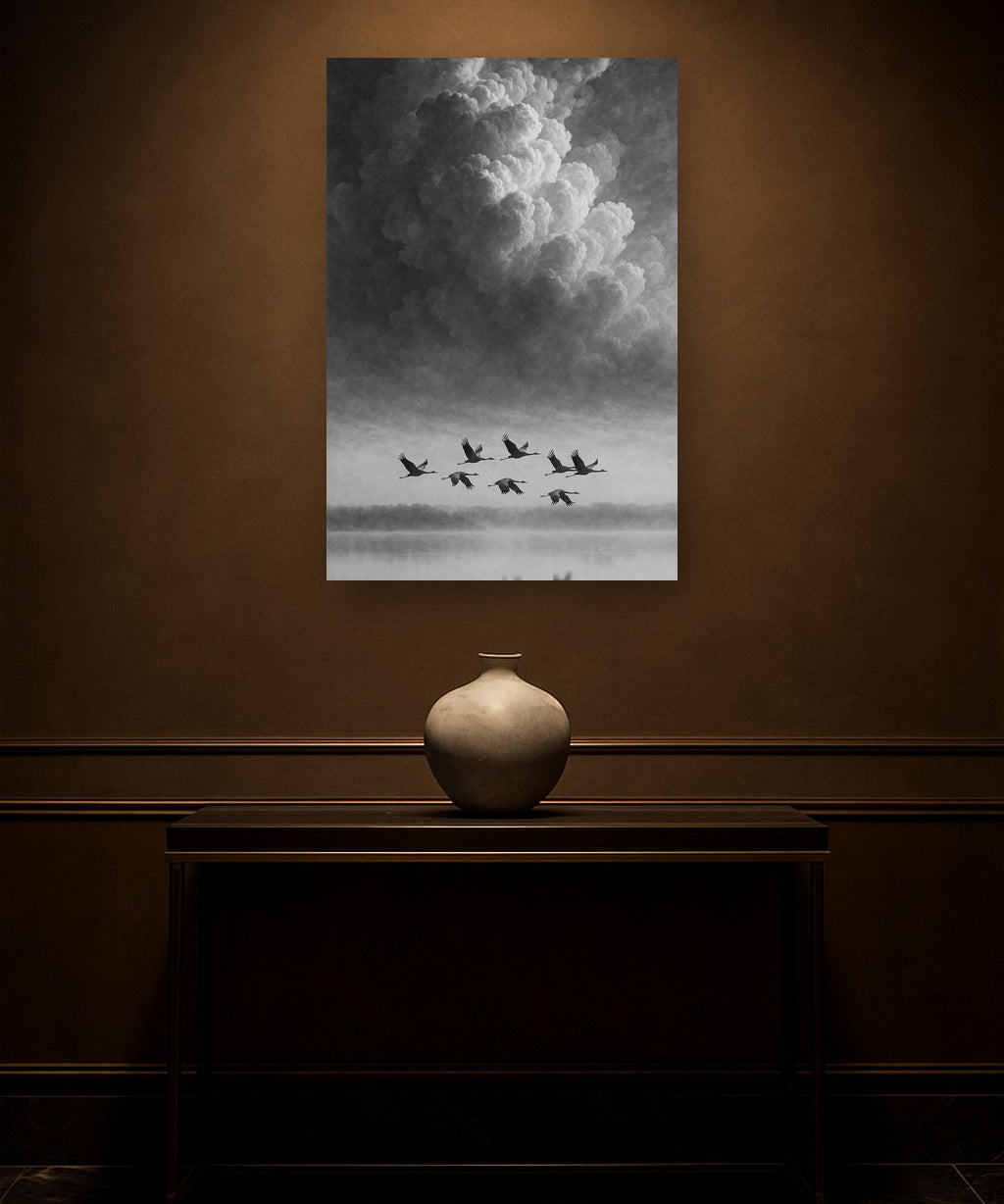 Mist Flight interieur mockup zonder lijst