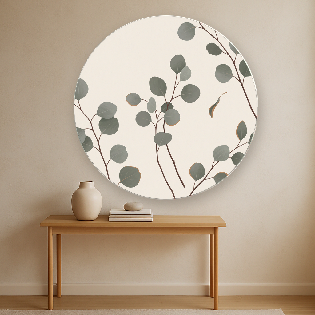 Eucalyptus Drift in een japandi interieur