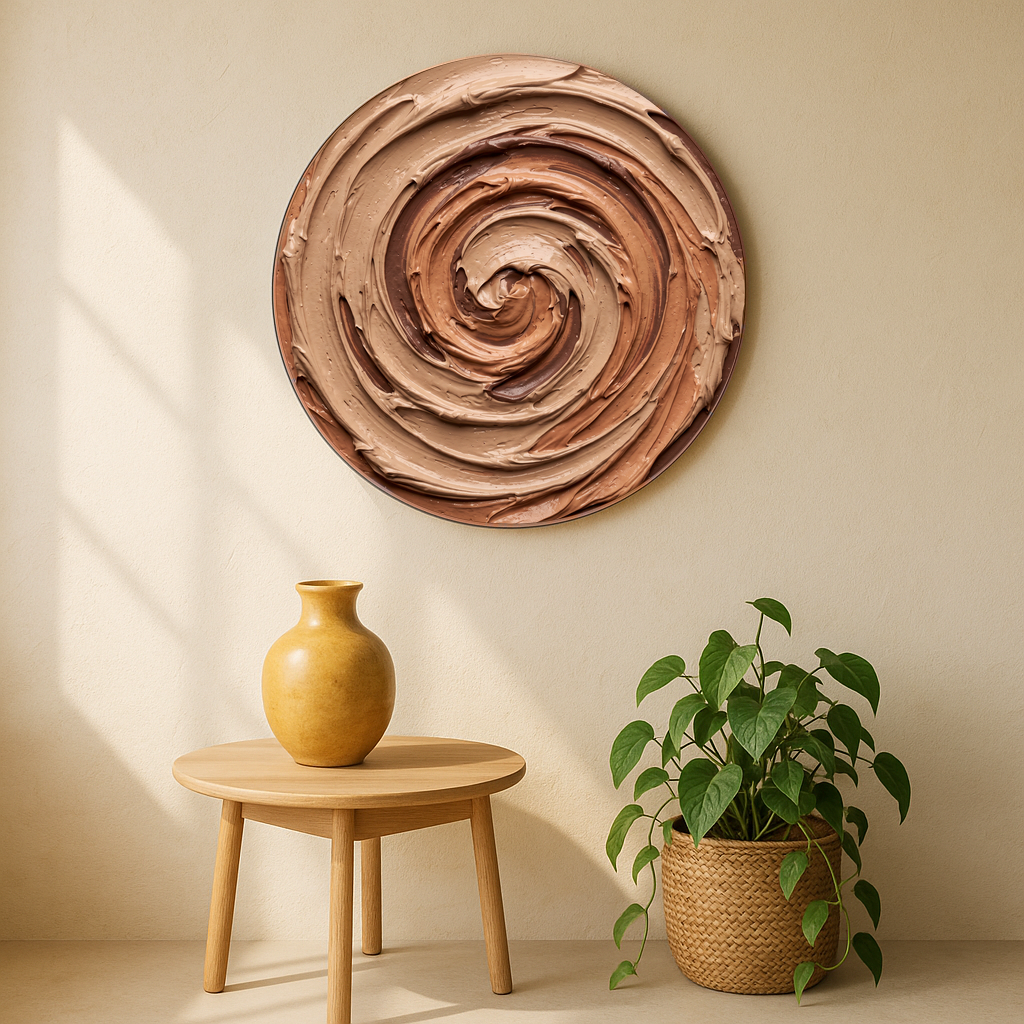Ochre Rondo in een bohemian interieur