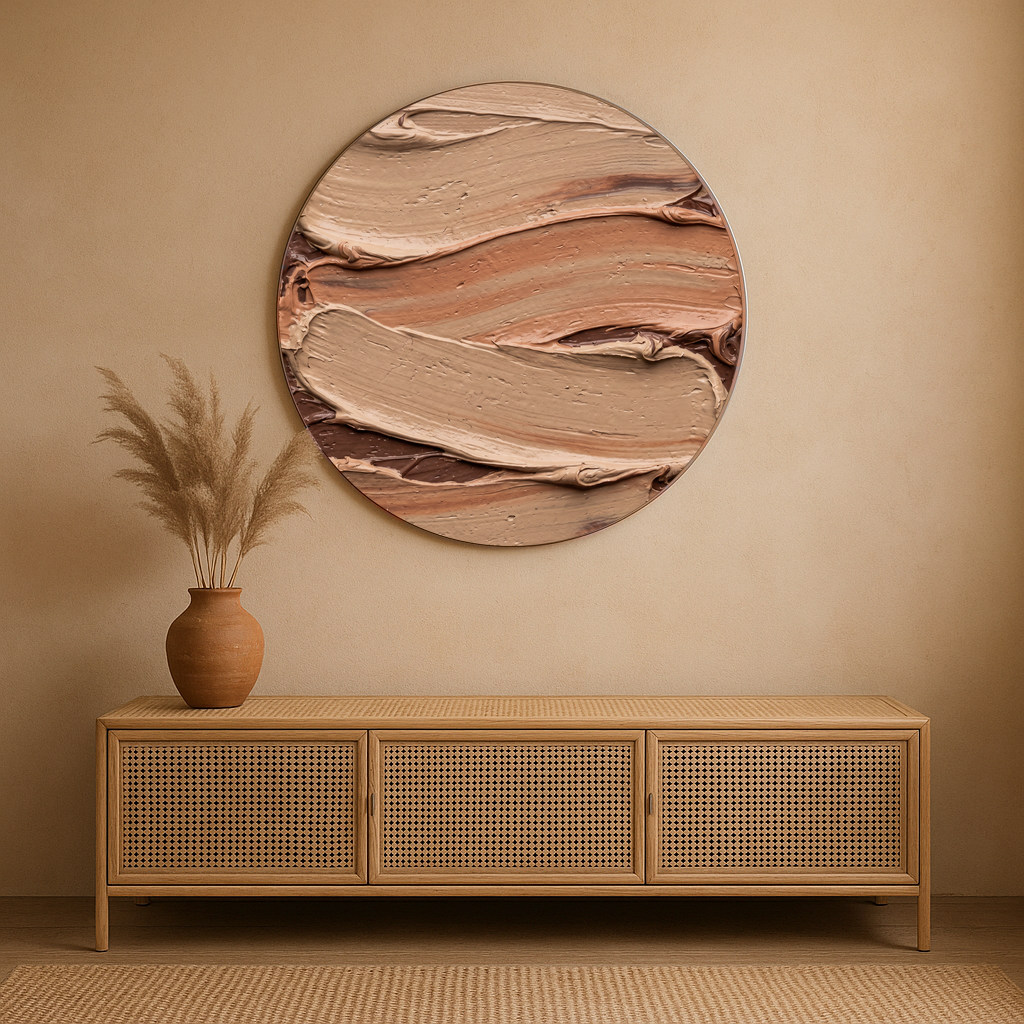 Terracotta Etude in een bohemian interieur
