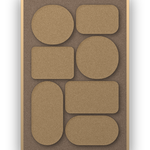 Panneau en feutre acoustique Monolith Latte, cadre caisse naturel