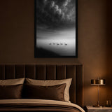 Morning Veil interieur mockup met zwarte lijst