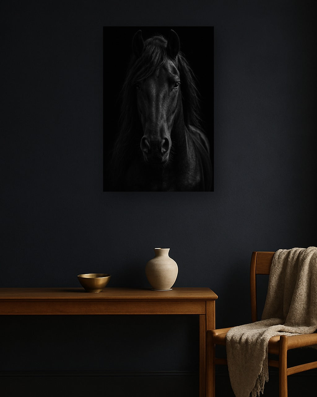 Night Mane interieur mockup zonder lijst