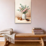 Petal Vessel ambiance avec cadre en bois clair dans un intérieur scandinave