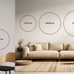 Orange Party Walldecoration Wandkraft