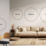 Orange Party Walldecoration Wandkraft