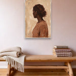 Quiet Silhouette sfeerbeeld met witte baklijst