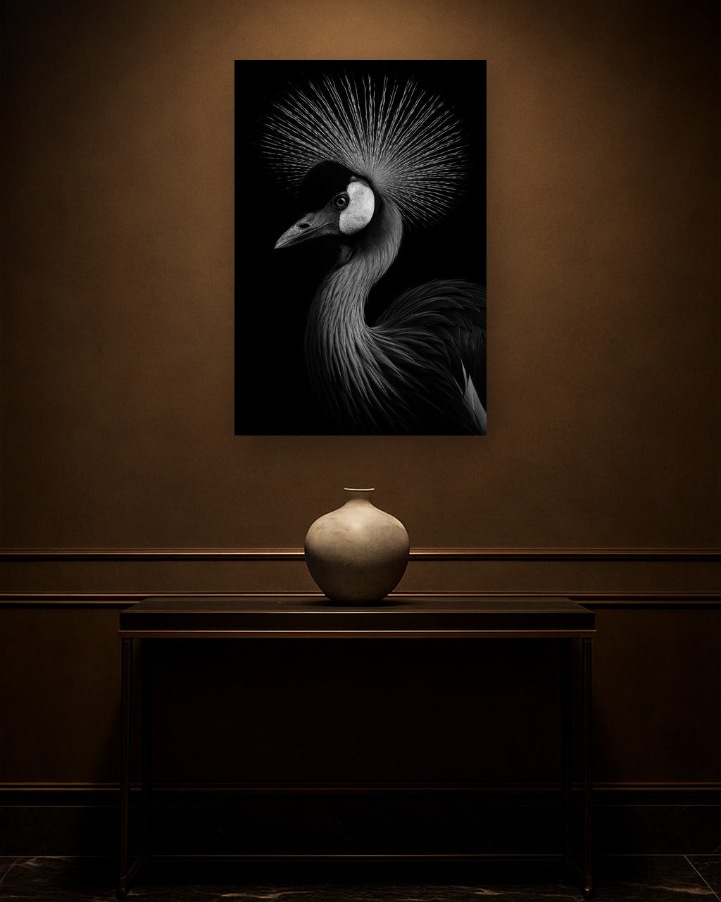 Quill Crown interieur mockup zonder lijst