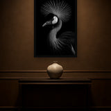 Quill Crown interieur mockup met zwarte lijst