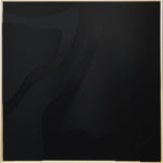 Waves ( Outlet ) Walldecoration Wandkraft 74x74 cm Houten baklijst blank B
