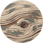 Cedar Line, rond kunstwerk op dibond van Wandkraft, Land of the Rising Sun