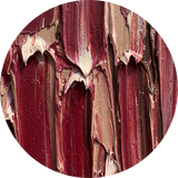Claret Nocturne, rond kunstwerk op dibond van Wandkraft, Structure Art