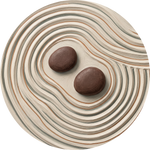Raked Sand, rond kunstwerk op dibond van Wandkraft, Land of the Rising Sun
