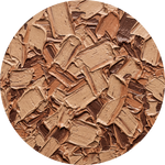 Sienna Fresco, rundes Kunstwerk auf Dibond von Wandkraft, Structure Art