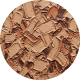 Sienna Fresco, rundes Kunstwerk auf Dibond von Wandkraft, Structure Art