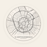 's-Hertogenbosch stadskaart rond