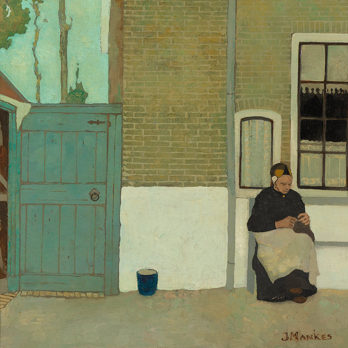 Art Facsimile 032 from Jan Mankes Walldecoration Wandkraft 74x74 cm