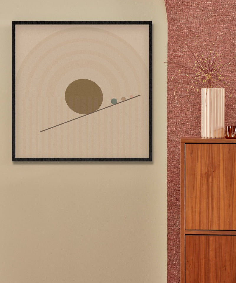 Rolling Balls Walldecoration Wandkraft