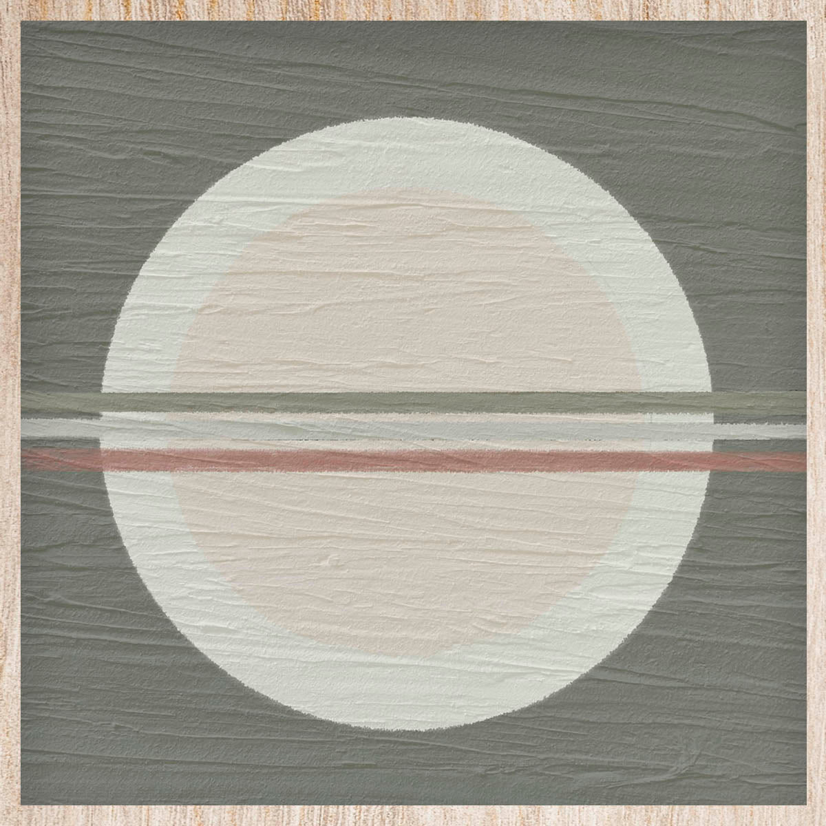Jupiter Walldecoration Wandkraft Art Structure lijst Blank