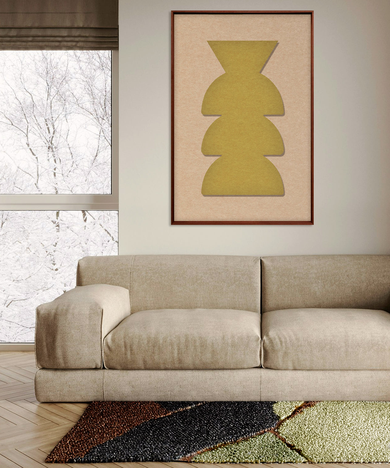 Minimal movement Walldecoration Wandkraft