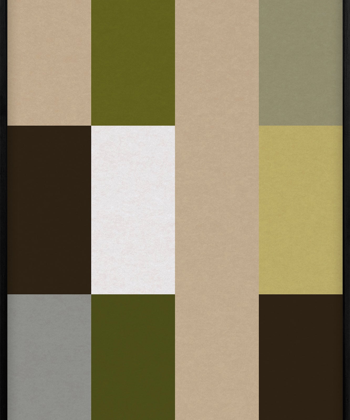 Blocks of nature Walldecoration Wandkraft 80x120 cm Baklijst Zwart
