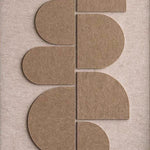 Feltro Acustico 002 Walldecoration Wandkraft Blind Metalen Ophangsysteem Beige