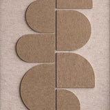 Feltro Acustico 002 Walldecoration Wandkraft Blind Metalen Ophangsysteem Beige