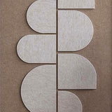Feltro Acustico 002 Walldecoration Wandkraft Blind Metalen Ophangsysteem Bruin