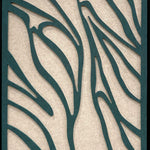 Feltro Acustico 003 Walldecoration Wandkraft Baklijst Zwart Bruin