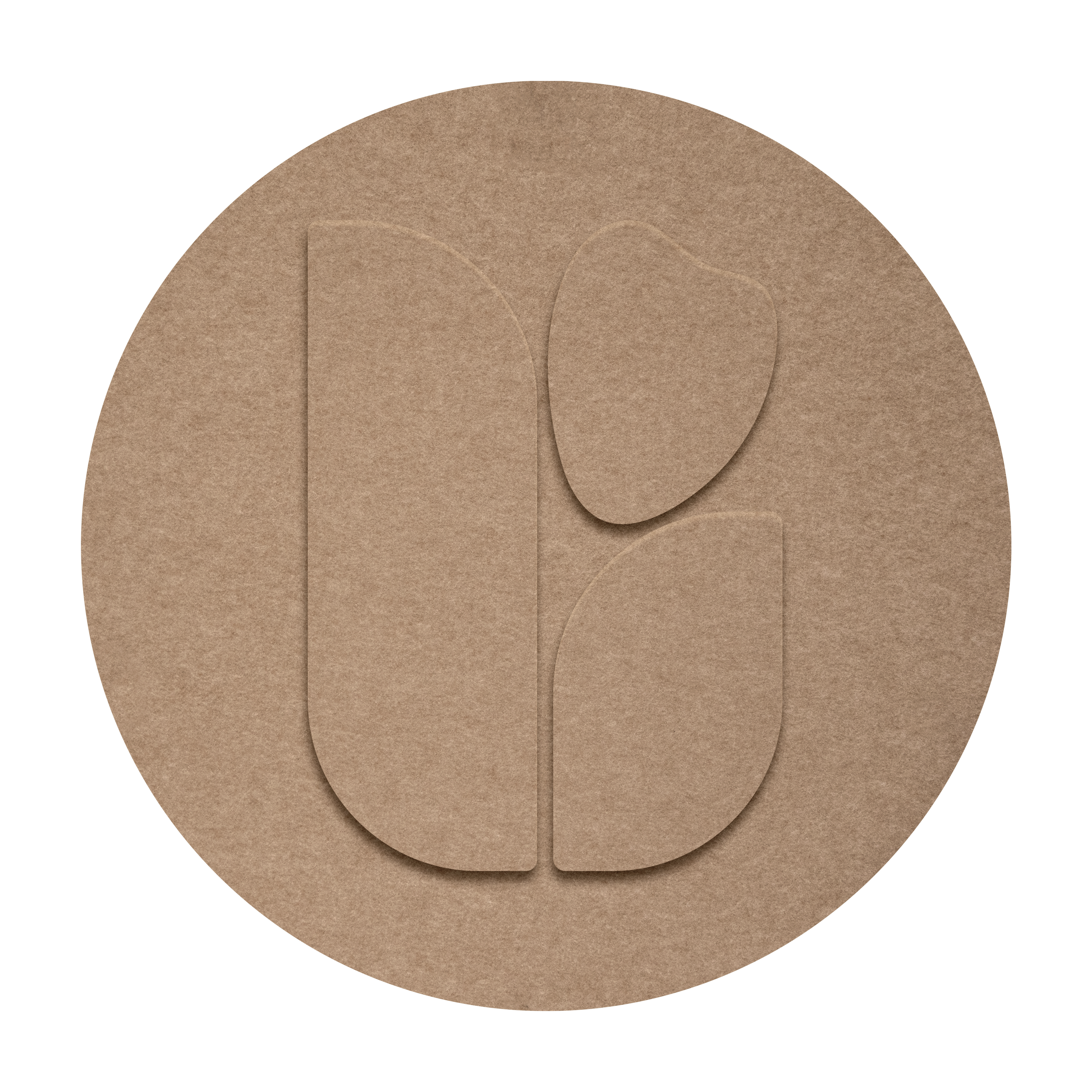 Earthly Harmony Walldecoration Wandkraft 74x74 cm