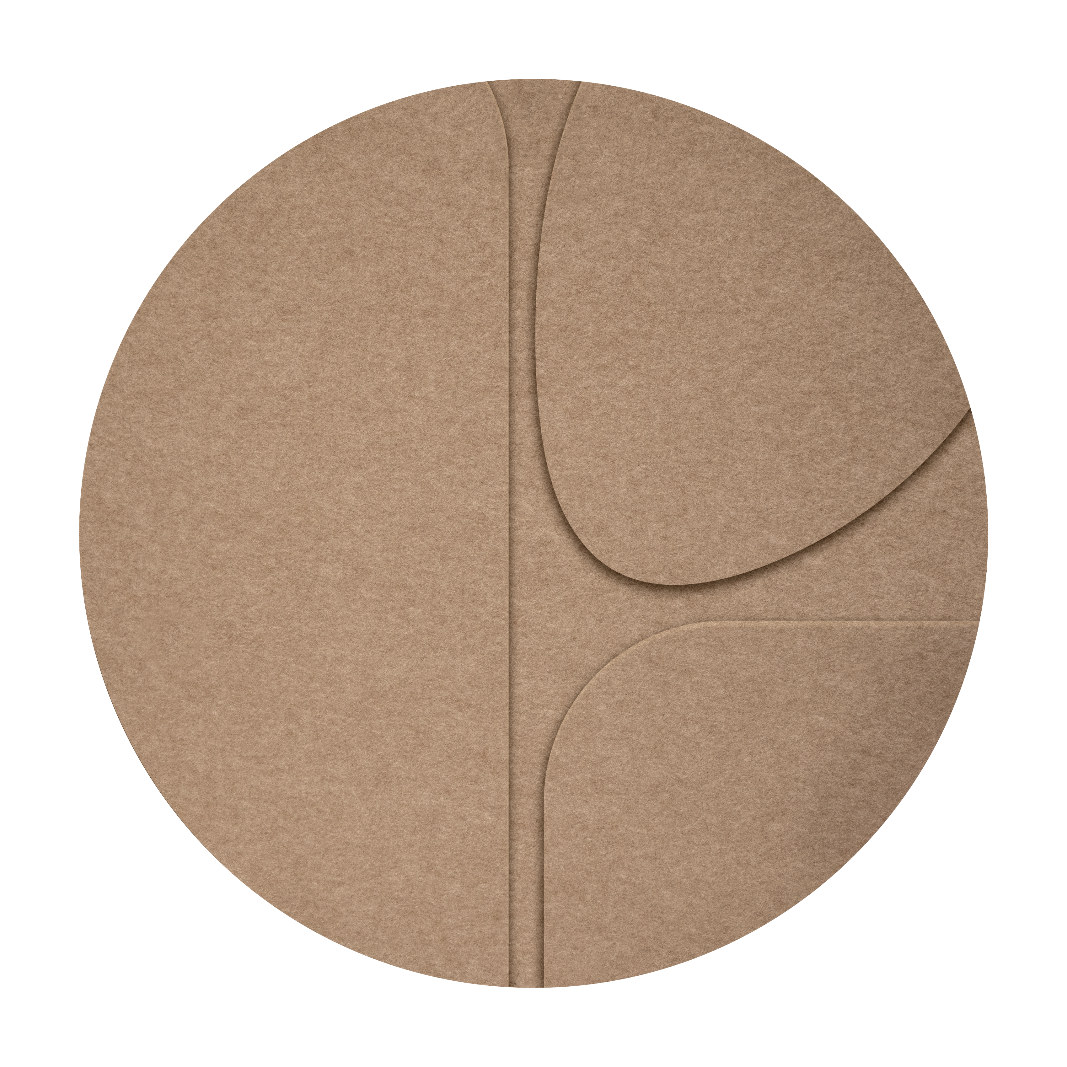 Organic Flow Walldecoration Wandkraft 74x74 cm