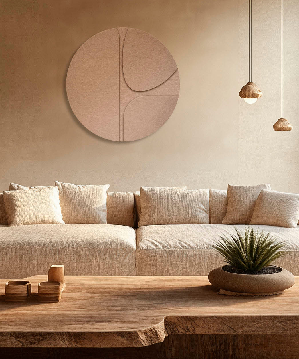 Organic Flow Walldecoration Wandkraft