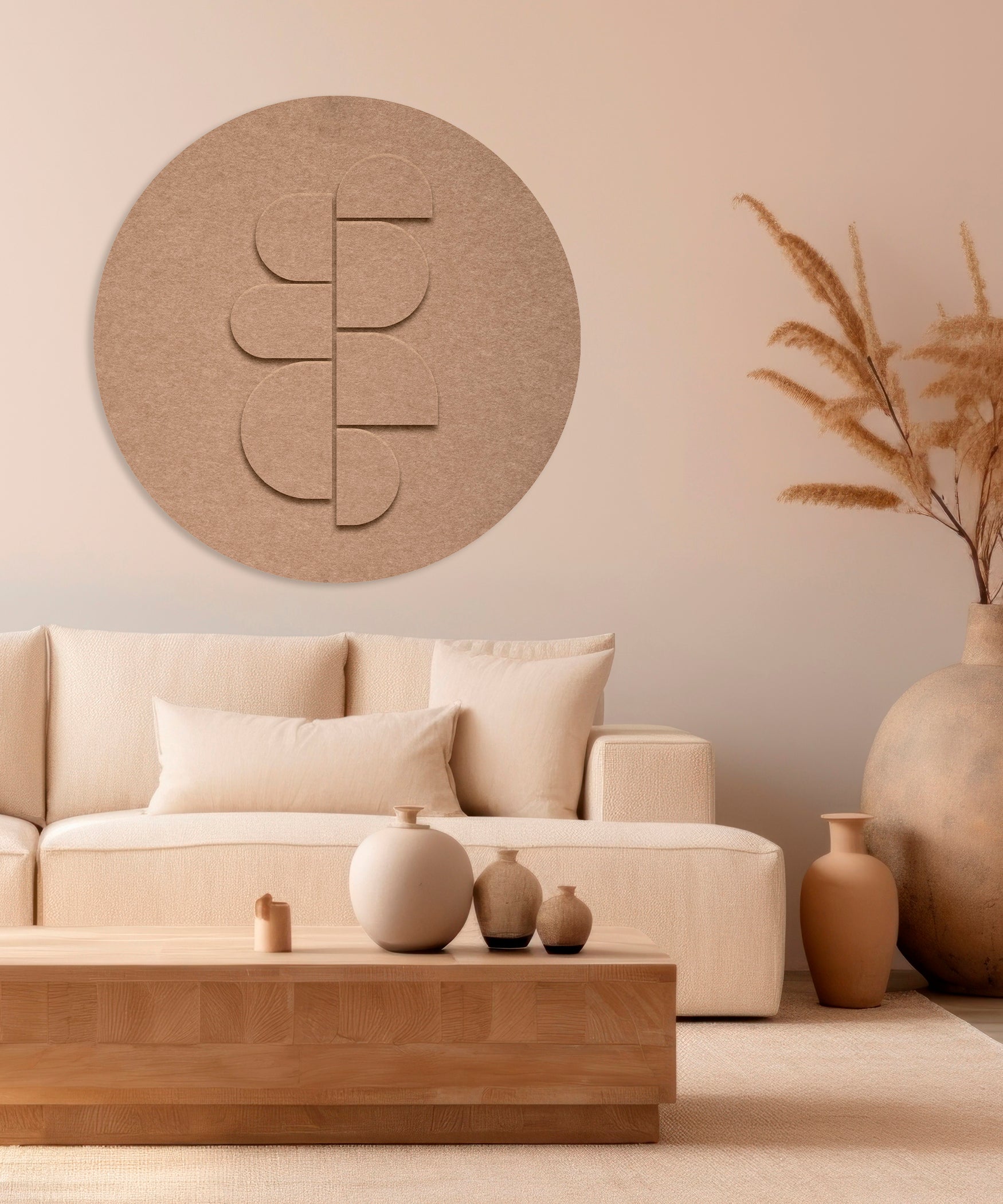 Symmetry Leaf Walldecoration Wandkraft