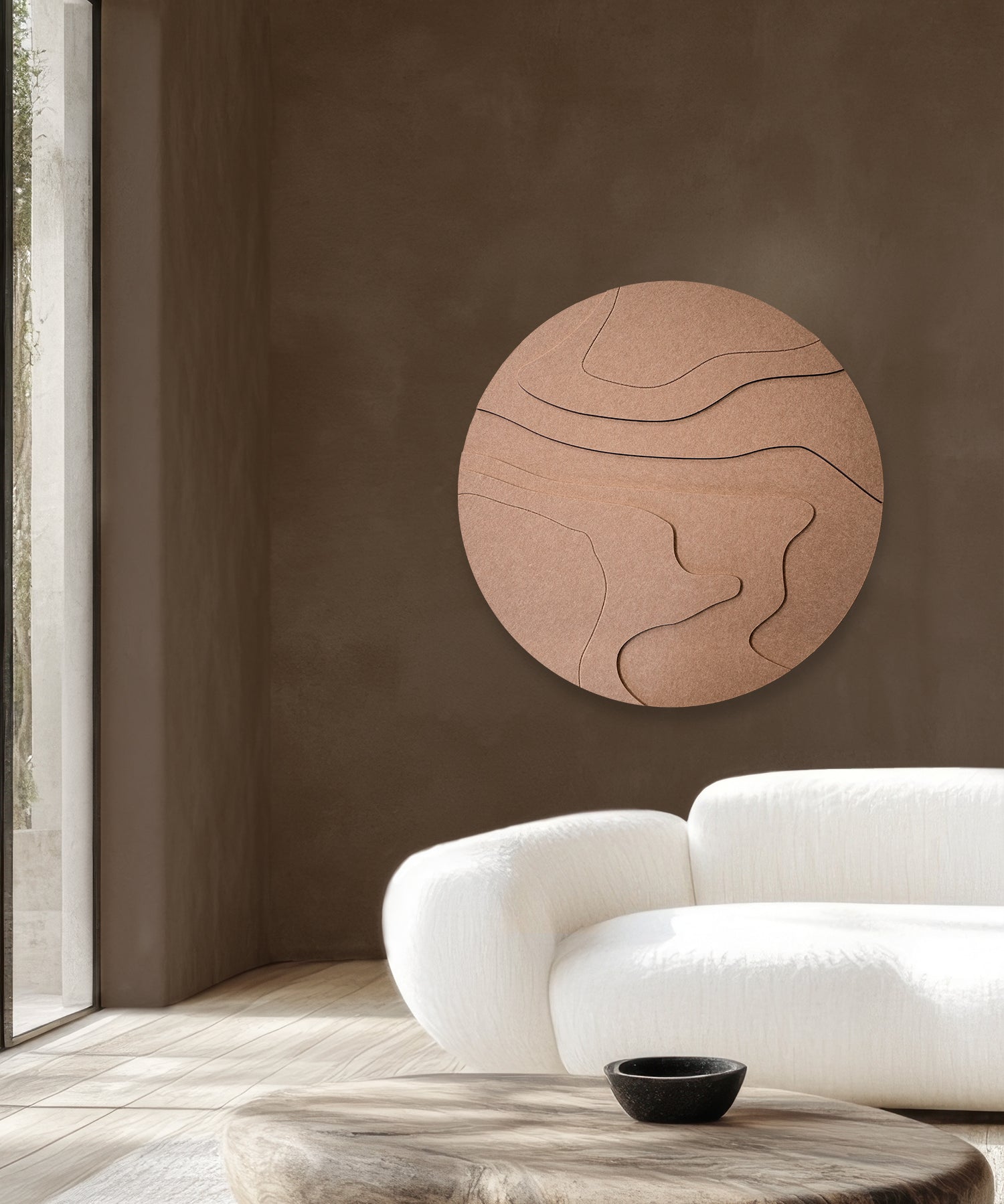 Contour Flow Walldecoration Wandkraft