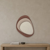 Stone Shield relief acoustique en feutre superposé, ambiance, coloris Cacao-Linnen-Ivoor