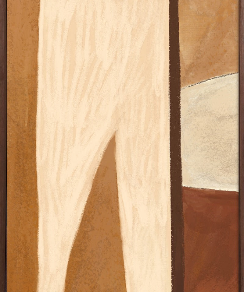 Vertex Walldecoration Wandkraft 80x120 cm Baklijst Zwart