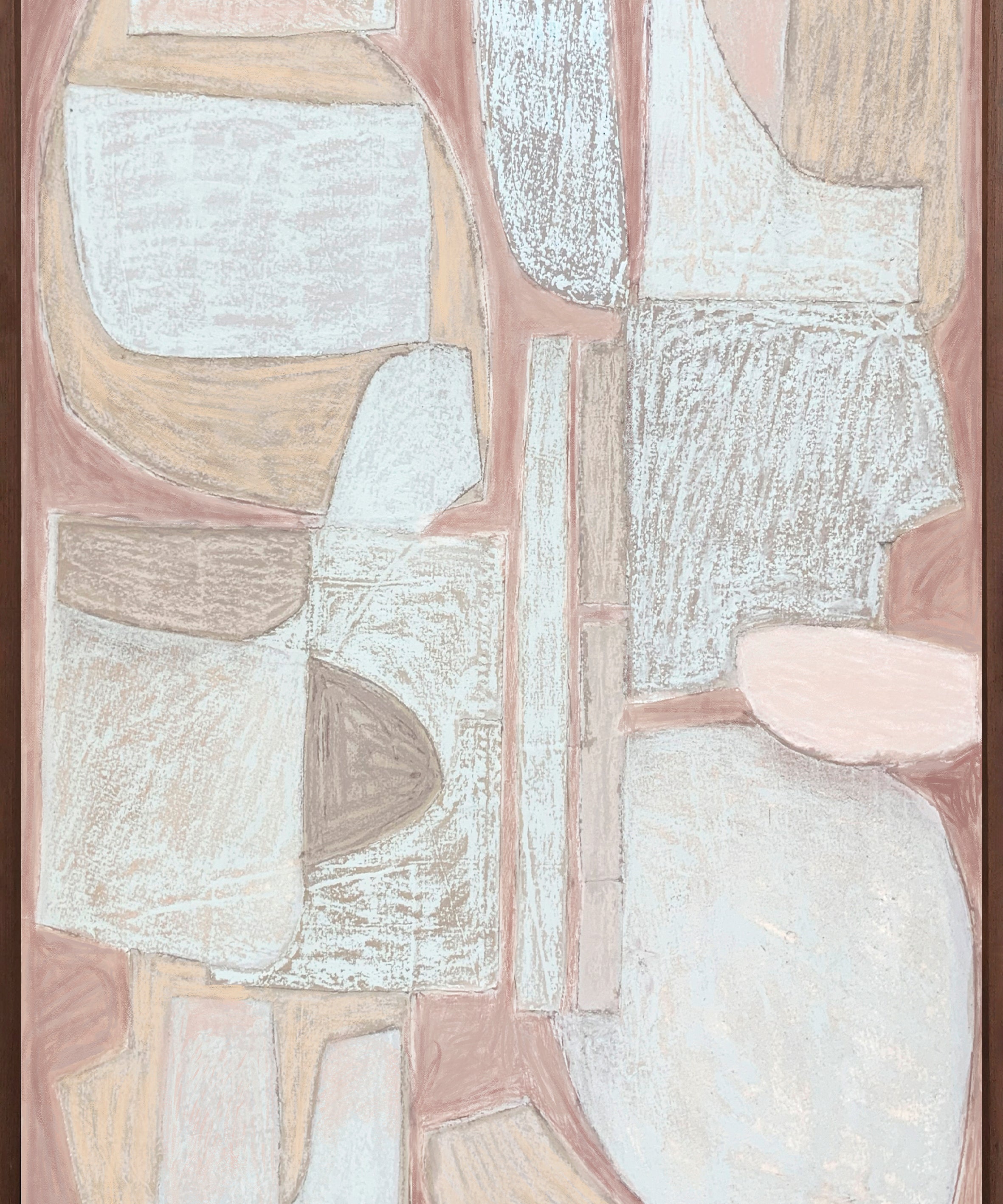 Tanada Walldecoration Wandkraft 98x148 cm Baklijst Wenge