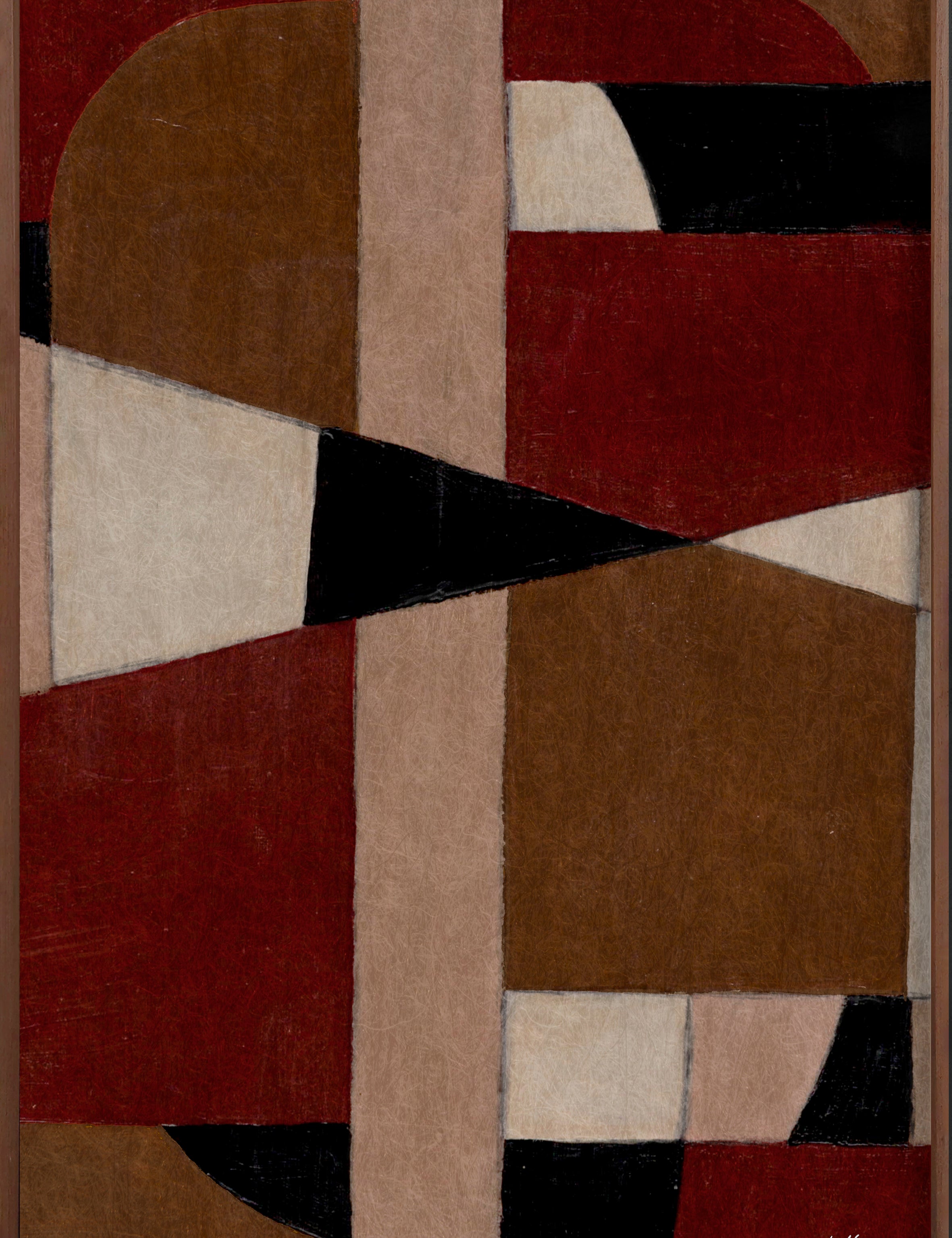 Ashi Walldecoration Wandkraft 98x148 Floater Frame Wenge