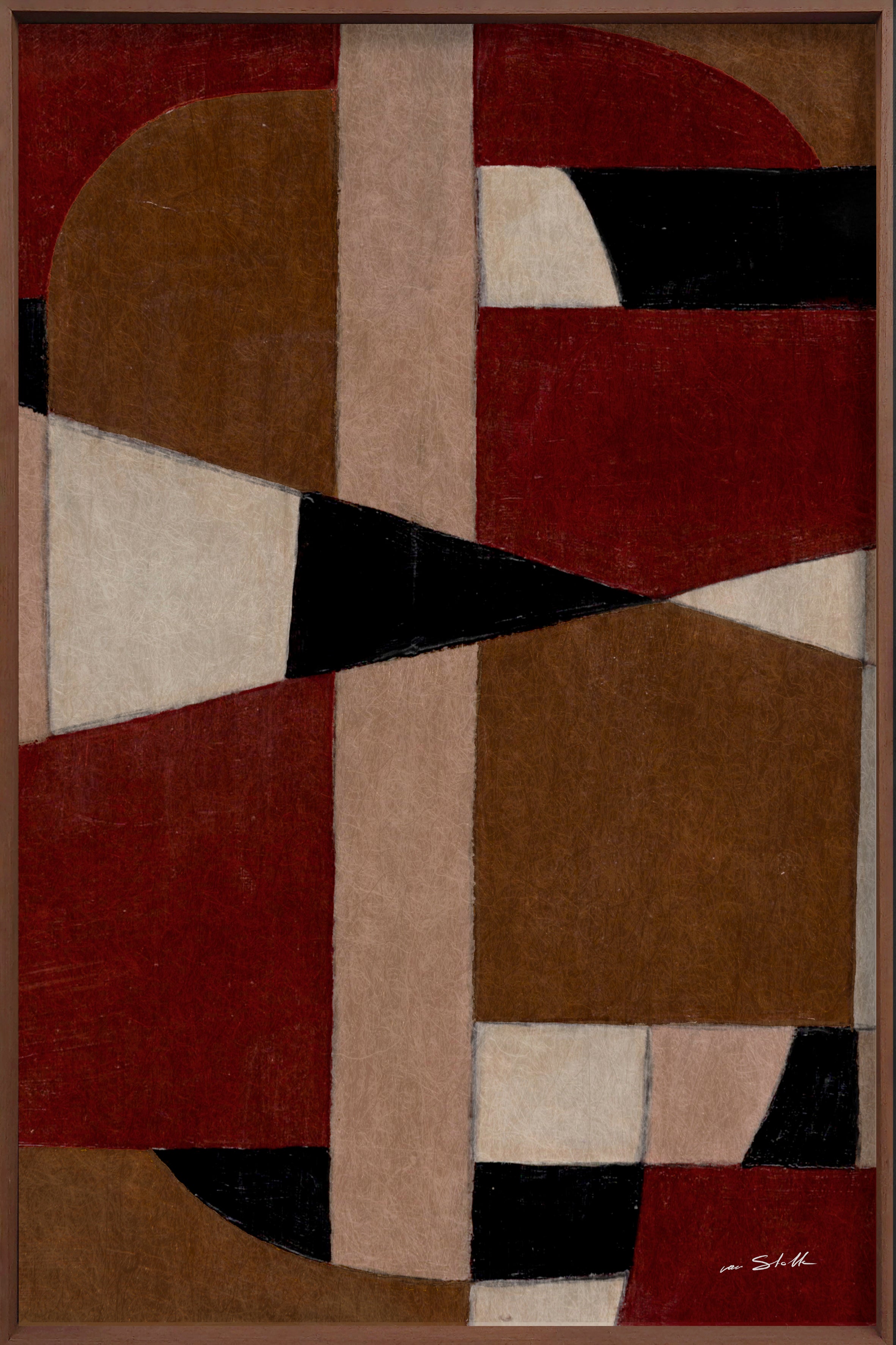 Ashi Walldecoration Wandkraft 98x148 Floater Frame Wenge