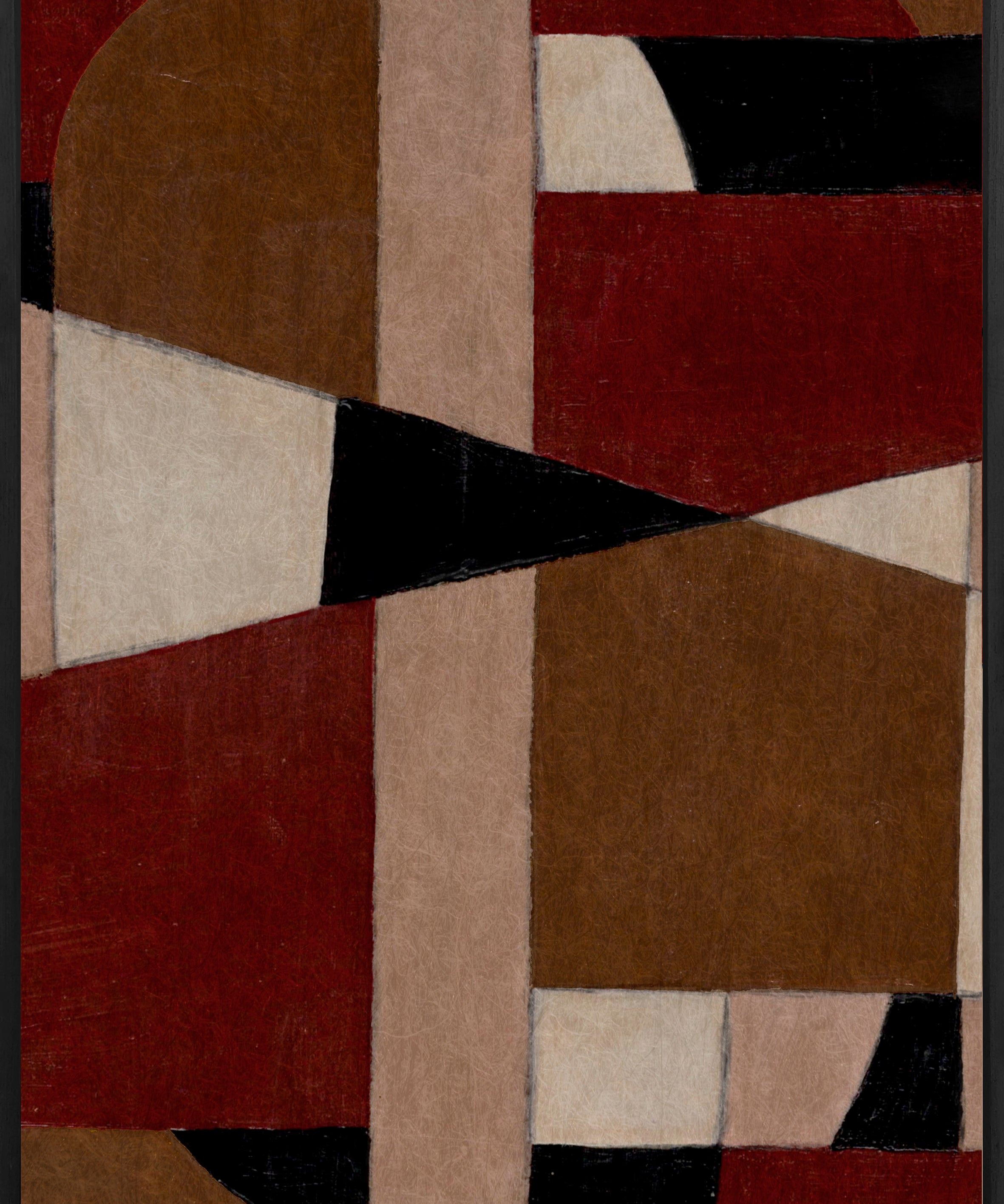 Ashi Walldecoration Wandkraft 80x120 cm Baklijst Zwart