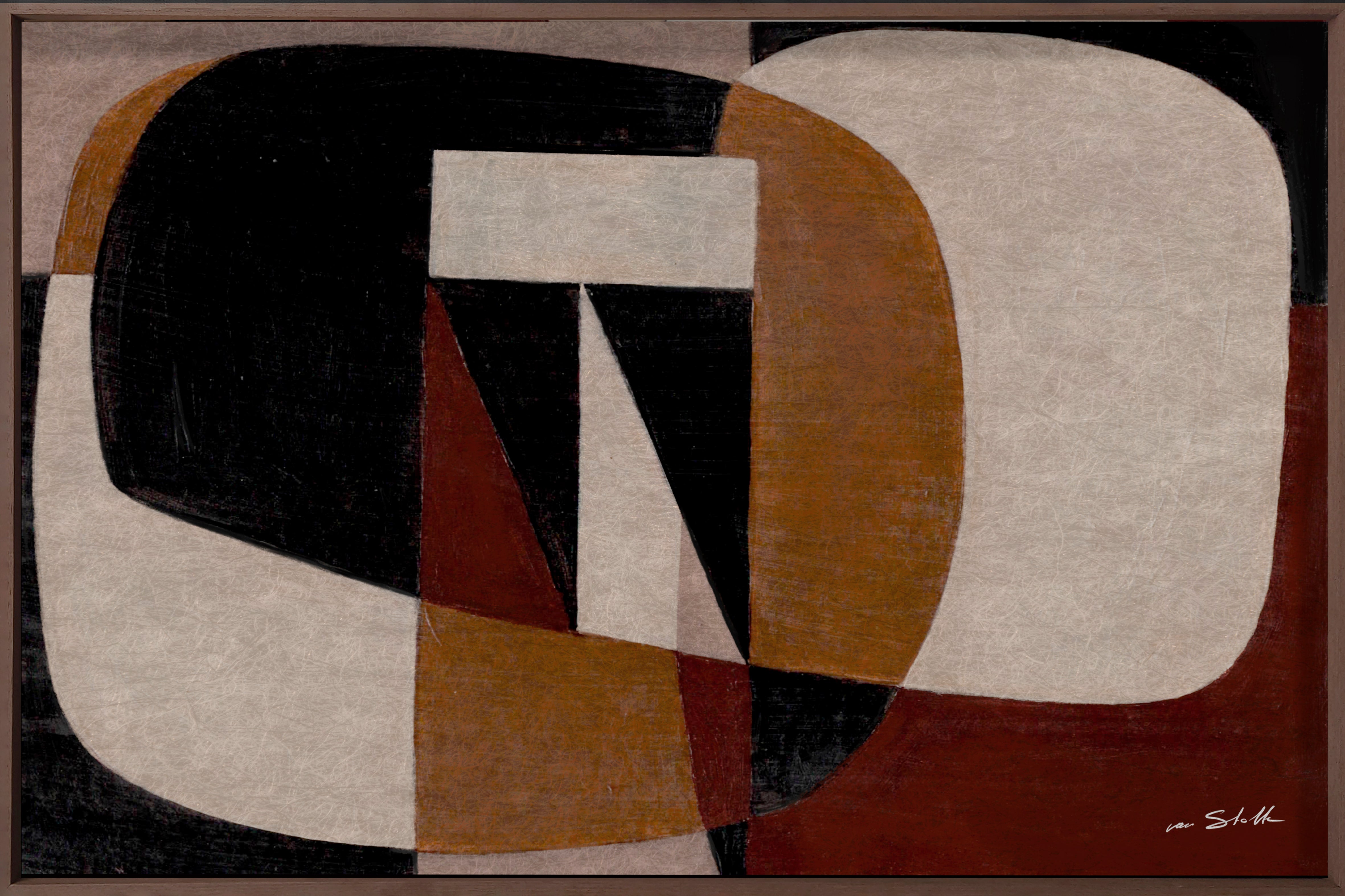 Biwa Walldecoration Wandkraft 120x80 Floater Frame Wenge