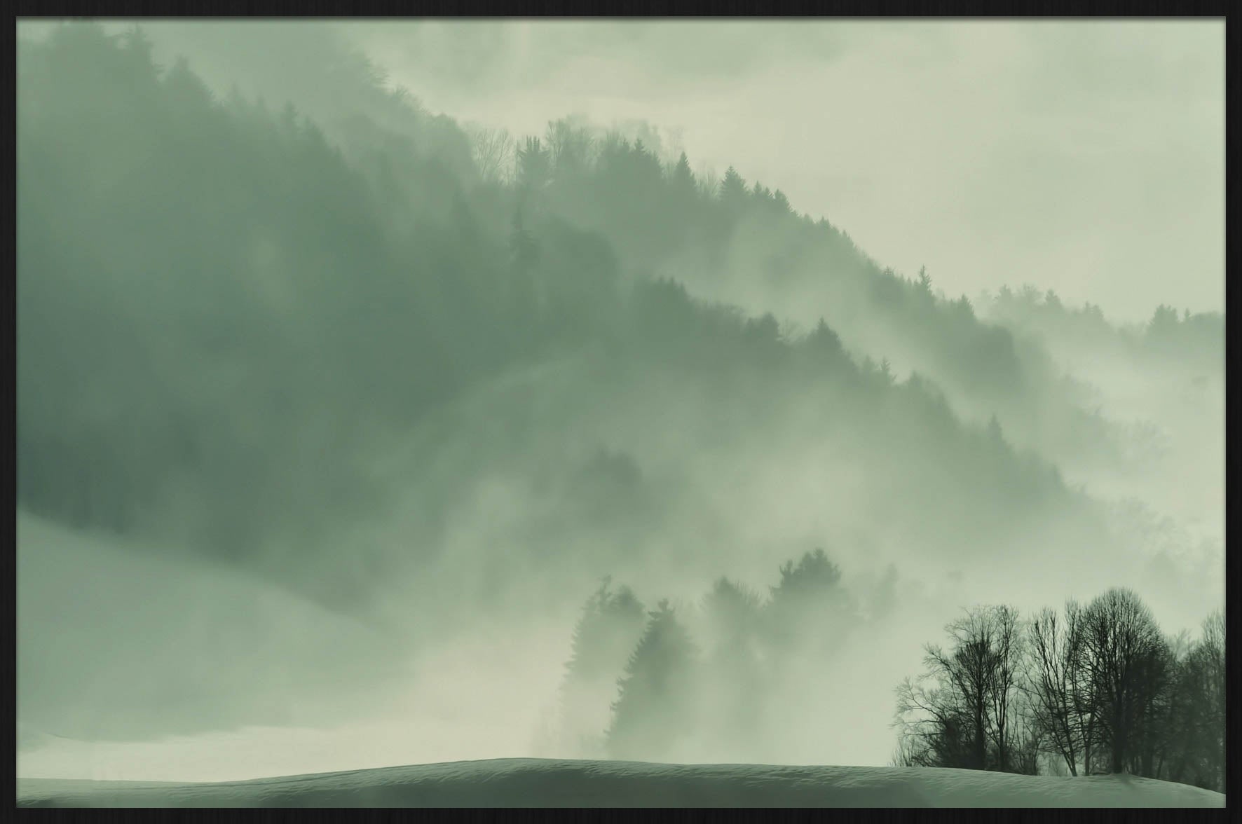 Winter Wonders 004 Walldecoration Wandkraft 118x70 cm