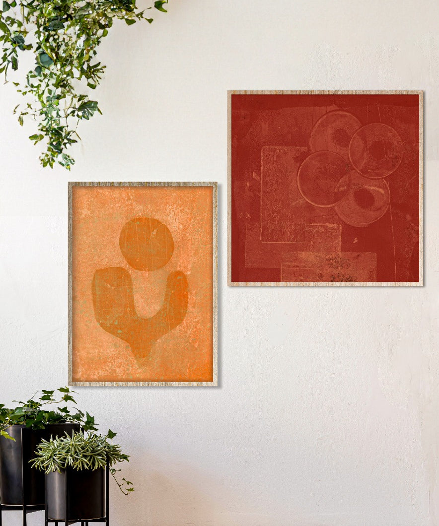 Roller Coaster in Red Walldecoration Wandkraft