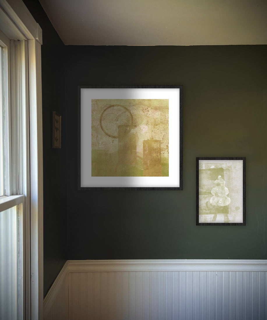 Sunrise in Yellow Walldecoration Wandkraft