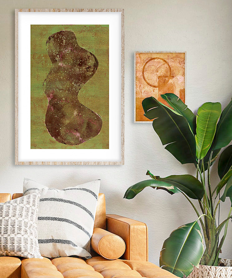 Sunrise in Orange Walldecoration Wandkraft