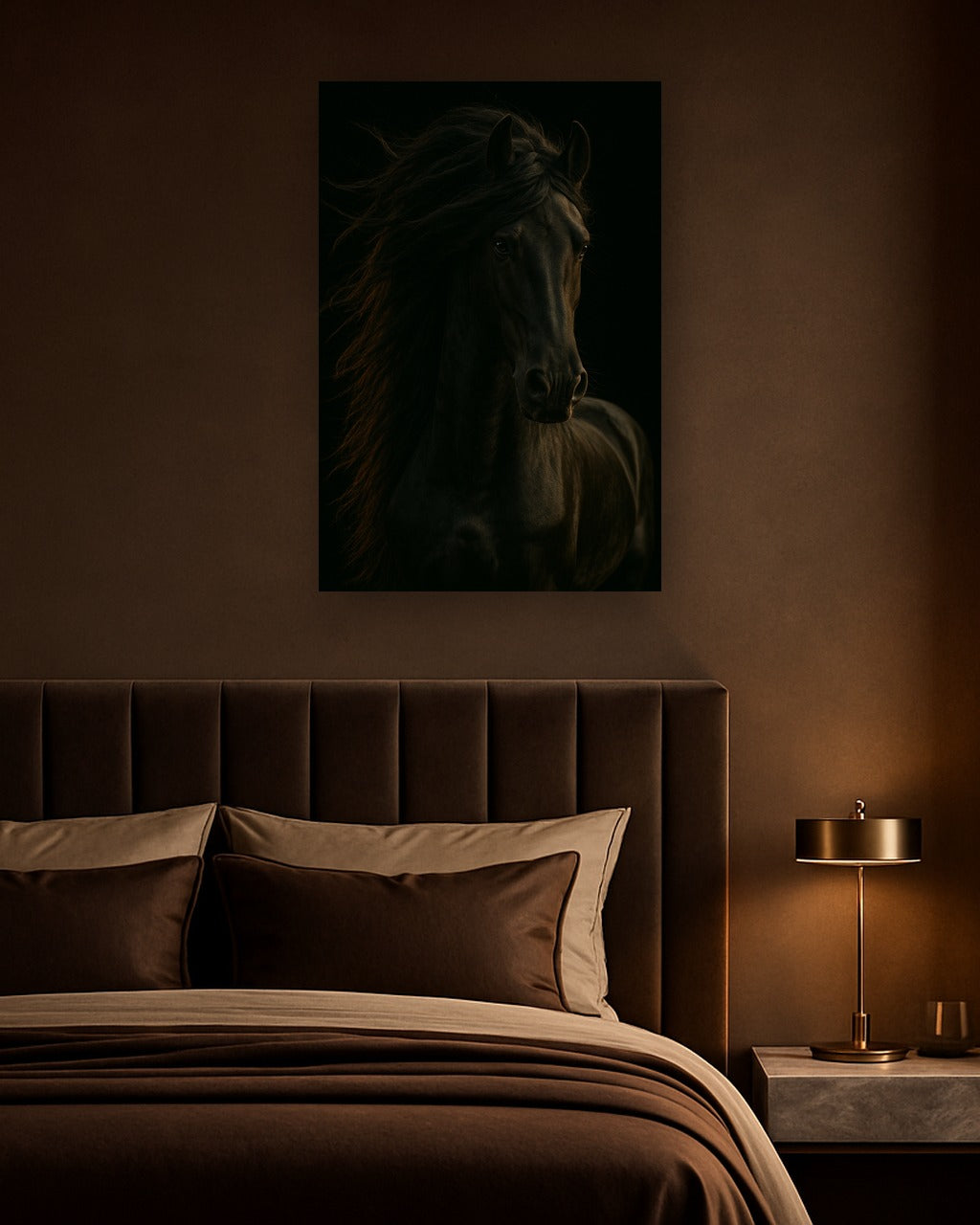 Shadow Mane interieur mockup zonder lijst