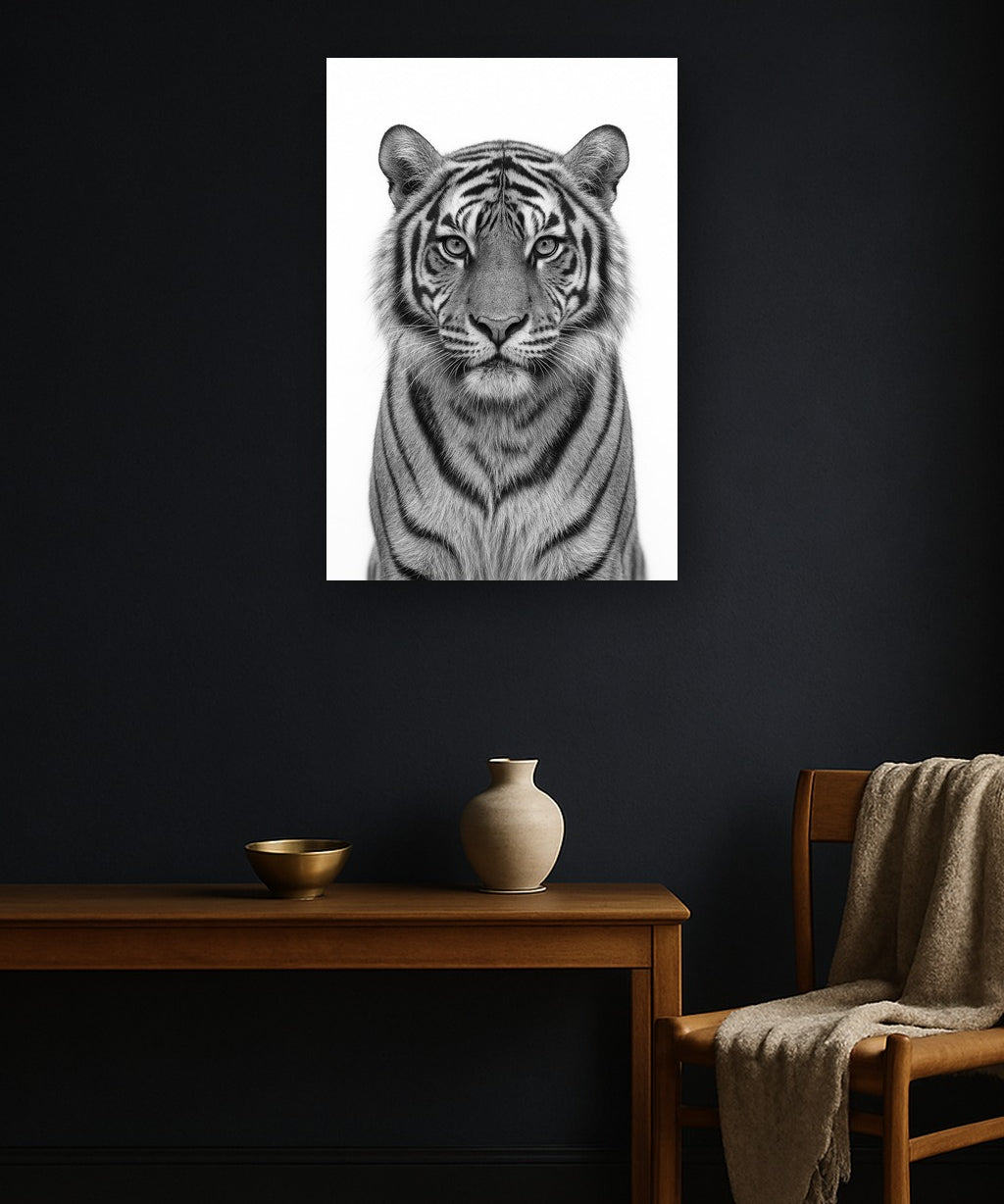 Silver Stripe interieur mockup zonder lijst