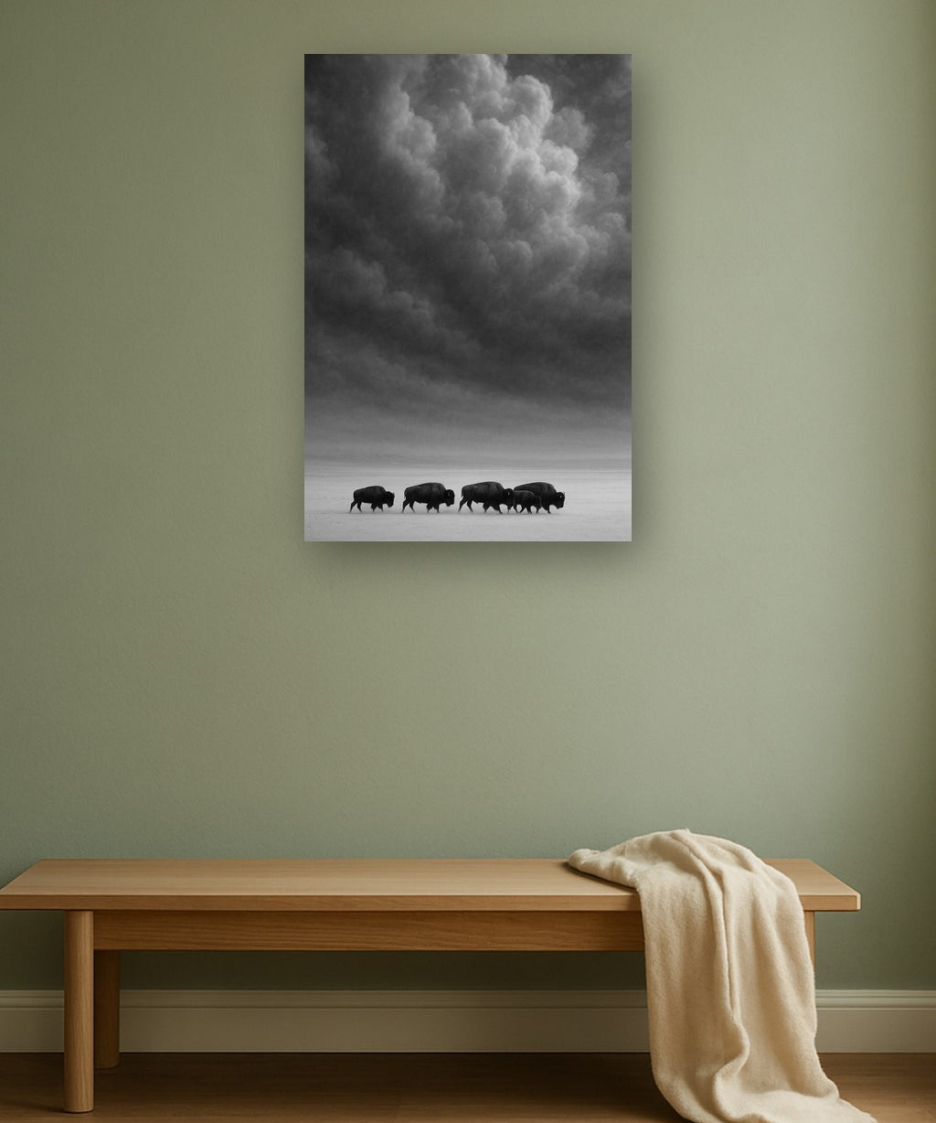 Snow Drift interieur mockup zonder lijst