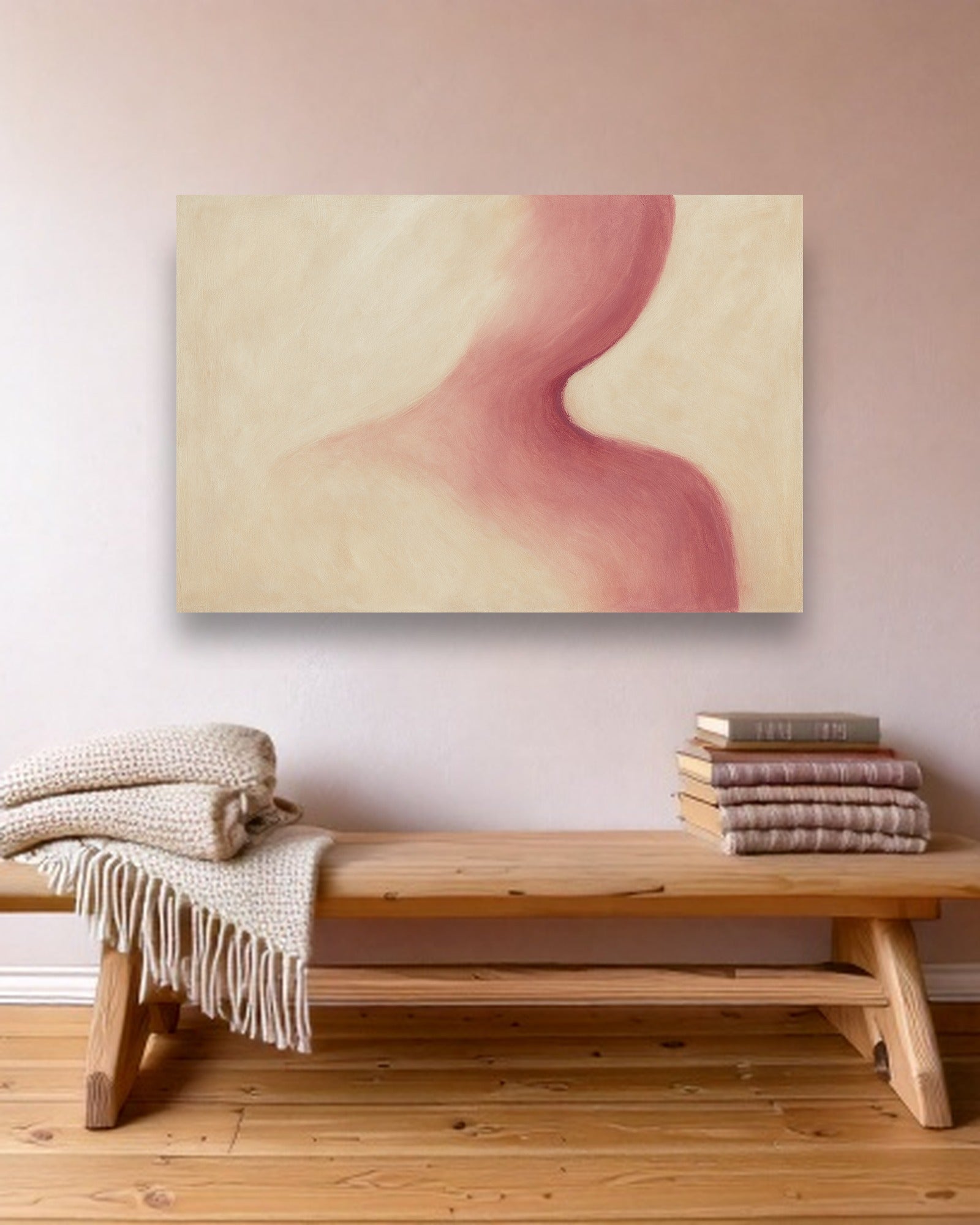 Soft Turn sfeerbeeld zonder lijst in Scandinavisch interieur
